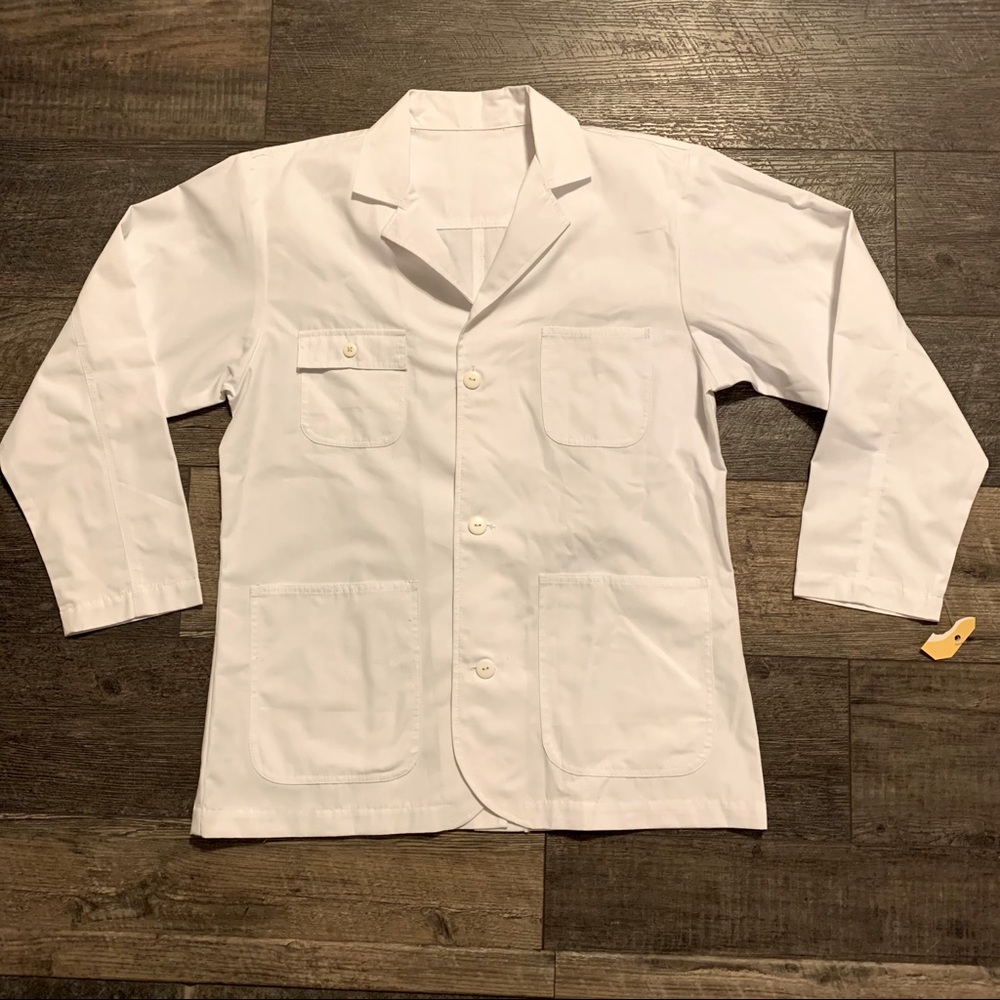 NWT WINK WHITE LAB COAT